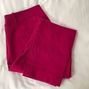 JCrew Minnie Pant in Magenta